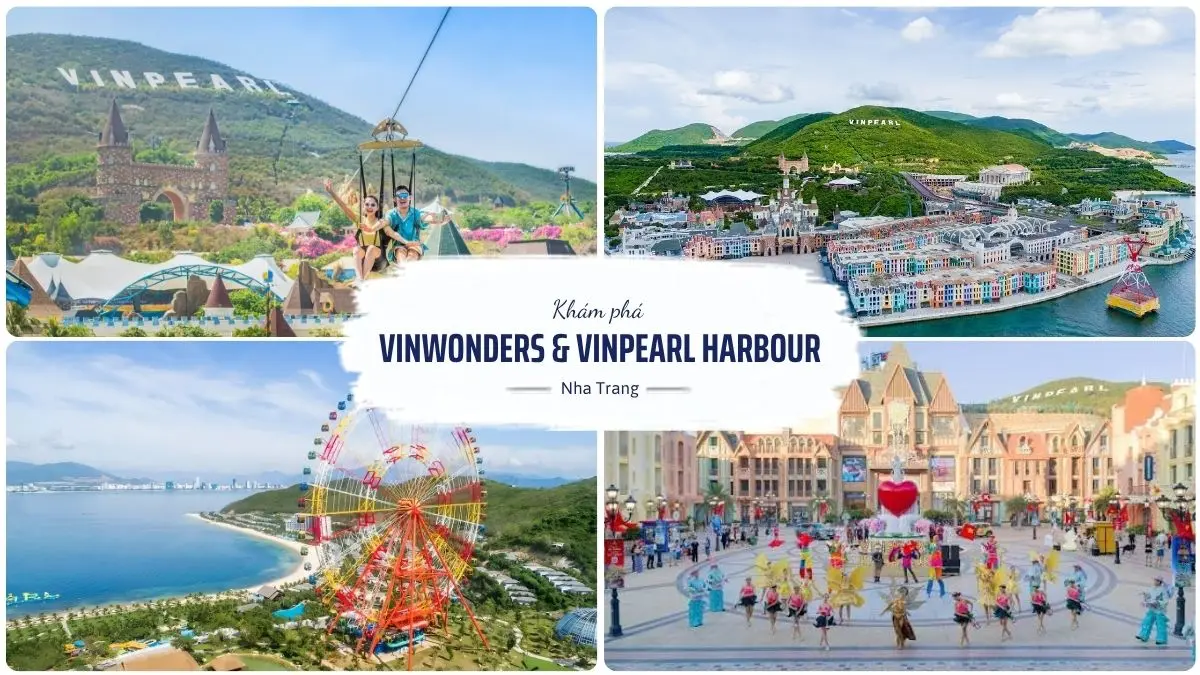 Du khách trải nghiệm các hoạt động vui chơi giải trí tại VinWonders Nha Trang và Vinpearl Harbour trên đảo Hòn Tre