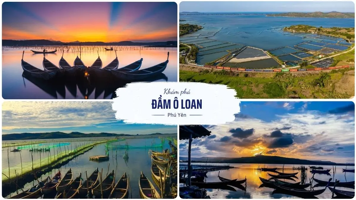 Đầm Ô Loan Phú Yên nổi tiếng với cảnh sắc thơ mộng