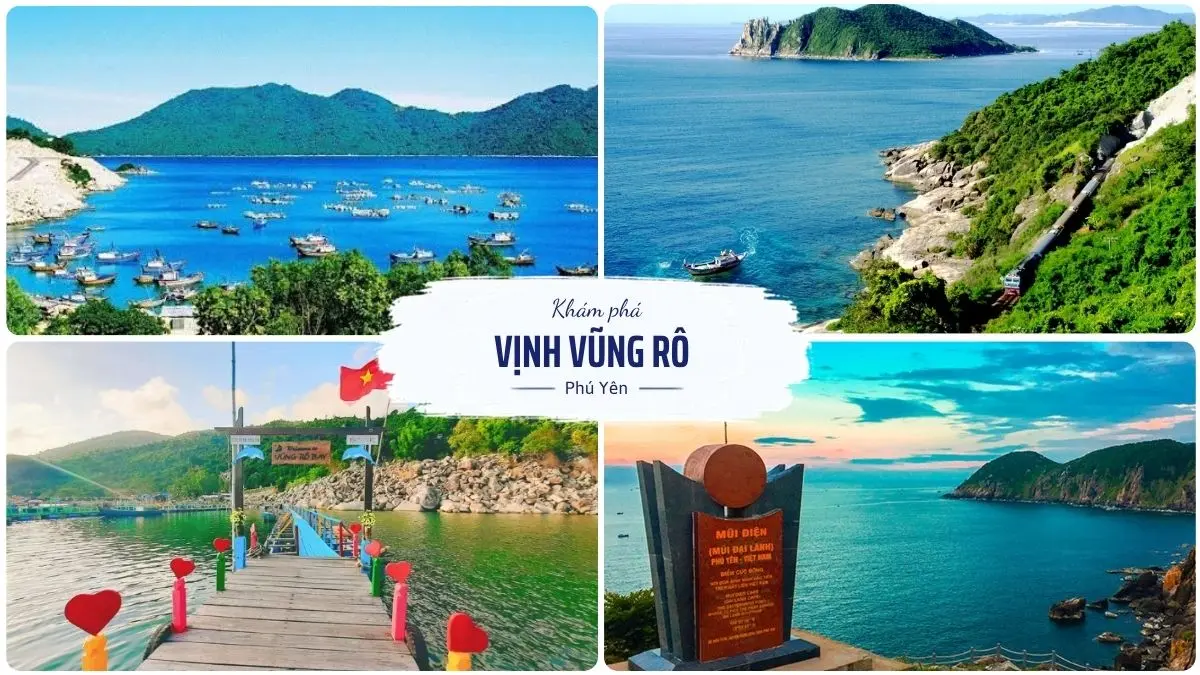 Vịnh Vũng Rô Phú Yên sở hữu làn nước xanh trong được bao bọc bởi những dãy núi hùng vĩ, không chỉ nổi tiếng với vẻ đẹp thiên nhiên thơ mộng mà còn gắn liền với dấu ấn lịch sử của những chuyến tàu không số huyền thoại