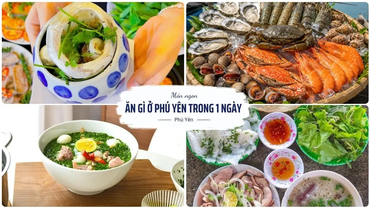 Khám phá ẩm thực Phú Yên với những món đặc sản nổi tiếng như hải sản Đầm Ô Loan, mắt cá ngừ đại dương và bún chả cá